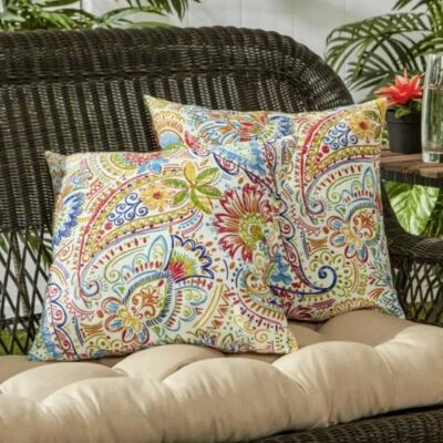 Juego de dos cojines para silla de exterior baratos duraderos  Foto 1 de 3