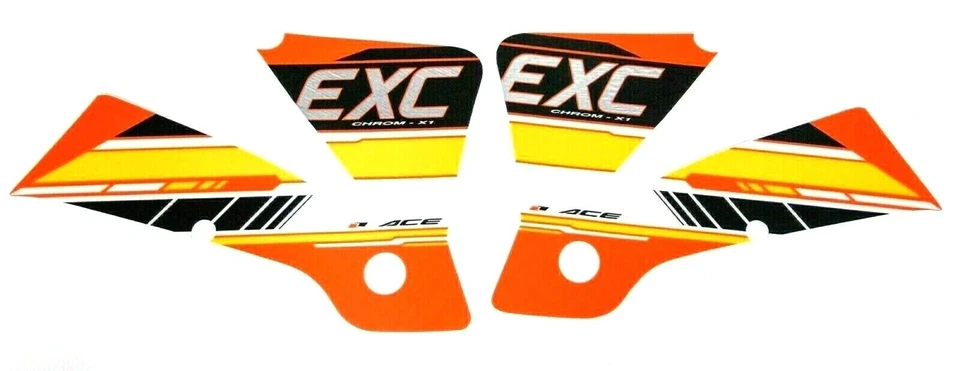 Tankdekor Dekor Decal Aufkleber Chrom-X1 KTM EXC 2 Takt / 4 Takt 03-04 - Bild 1 von 1