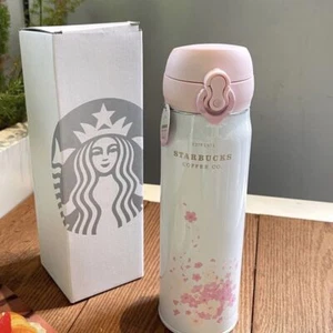 Nueva taza aislada China Starbucks rosa flor de cerezo 17 oz botella SUS taza de coche - Imagen 1 de 3