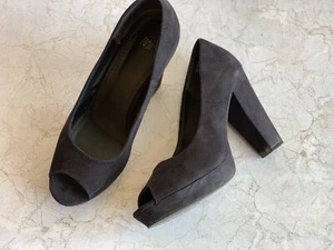 Schwarze Pumps High Heels Peeptoe von H&M Gr. 38 - Bild 1 von 4