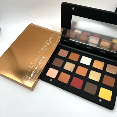 Natasha Denona SUNSET eye shadow palette ~ New In box ~ Authentic, 15 pc x 2.5g - Image 1 of 4