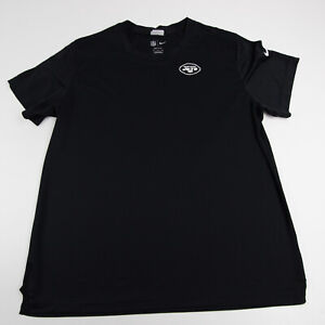 New York Jets Nike NFL On Field Dri-Fit Short Sleeve Shirt Men's Black Used
