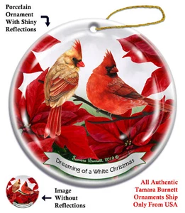 Adorno "Soñando con una Navidad Blanca" - Cardenales del Norte 735 - Imagen 1 de 1