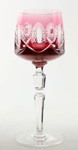 Seltener Nachtmann Überfang - Weinrömer - Bleikristall, Edel & wunderschön - Bild 1 von 3