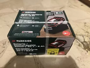 Kit Batteria e caricabatterie PARKSIDE 20 V 2 Ah PAP 20 Nuovo Tre Anni Garanzia - Imagen 1 de 9