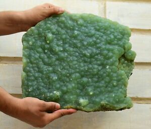 8039gm Rarest specimen Green Prehnite geode energy Healing Unique Selected 1839