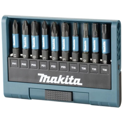 Makita Impact Black Bit-Set 10-tlg E-12011 Bit-Set