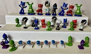PJ MASKS Owlette Gekko Ninja Robot Romeo Catboy 1” 2” Toy Mini Figure Lot (32) - Picture 1 of 8