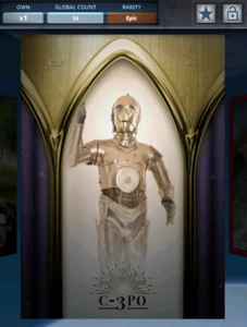 Topps Star Wars Card Trader C-3PO Space Opera Gold Marathons 2019 DIGITAL - Picture 1 of 1