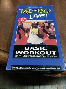 Tae-Bo Live Billy Blanks Exercise VHS Basic Workout - Picture 1 of 5