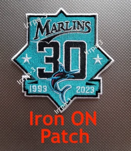 Florida Miami 2023 Marlins 30 Seasons Anniversary Collectible Patch 30th - Picture 1 of 1