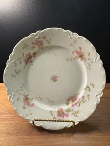 Habsburg China Austria Floral Pink Flowers Porcelain Plate Vintage - Picture 1 of 3