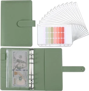 Money Saving Binder, Savings Challenges Book with for Cash Envelopes, 12pcs Z... - Picture 1 of 7