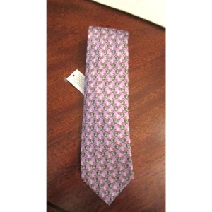 NWT TAILORBYRD LAVENDAR CHRISTMAS TIE WITH HOT CHICOLATE CUPS & CANDY CANES - Picture 1 of 3