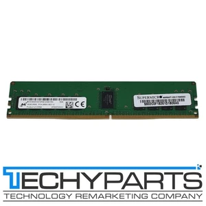 Micron 16GB 2Rx8 DDR4 PC4-2666V PC4-21300R REG ECC RAM MTA18ASF2G72PDZ-2G6E1 - Picture 1 of 2