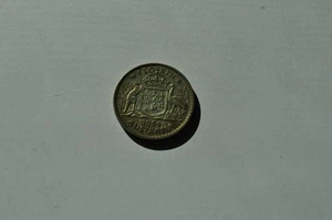 Münze AUSTRALIAN FLORIN 1954 - 0,5 SILBER - - Bild 1 von 2