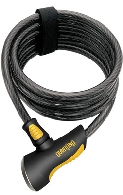 On-Guard Doberman-8027 Keyed Coil Lock - Black, 185 x 15mm - Image 1 of 3