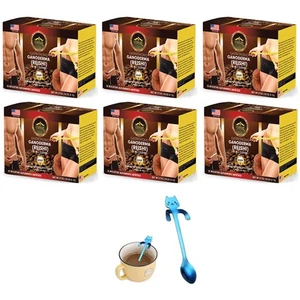 4 in 1 Kaffee, mit GANODERMA (REISHI) - 6er Pack. Bonus 1 Edelstahl C... - Bild 1 von 5