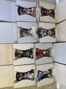 Gone With The Wind Fine China Plate Set of 8 by W.J. George 1987 w/ Boxes & COAs - Picture 1 of 9