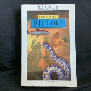 A Dictionary of Biology by Michael Ruse (1996 Trade Paperback) - VG! - Bild 1 von 6