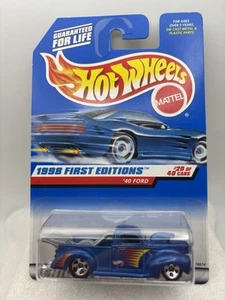 1997 Hot Wheels ‘98 1st Editions 1940 Ford Blue Truck #20 of 40 - Picture 1 of 2