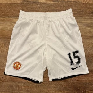 Manchester United Football Team Nike Home Soccer Shorts #15 Vidic Mens Large - Bild 1 von 5