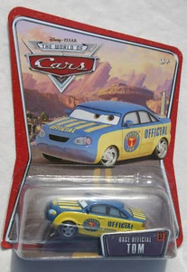 DISNEY PIXAR CARS CARRERA OFICIAL TOM MATTEL NUEVO EN PAQUETE - Imagen 1 de 1