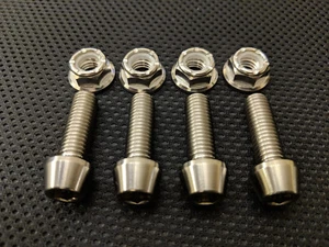 Kit de pernos de suspensión de reposapiés de titanio Aprilia RS125 14-16 Ti juegos traseros pernos y tuercas - Imagen 1 de 5