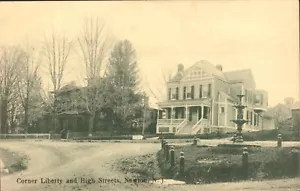 View of Corner Liberty & High Streets Newton, NJ Postcard Street View - Picture 1 of 2