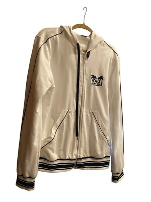 Dolce & Gabbana Sudadera con Capucha Cremallera Forrada Blanca Para Hombre Talla L  Foto 1 de 4