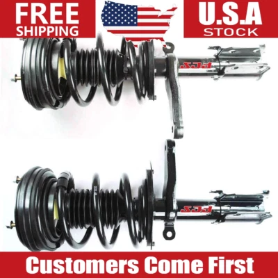 Juego de 2 piezas de puntal delantero competitivo y muelle helicoidal FCS para Chrysler Concorde 1998-2004 Foto 1 de 4