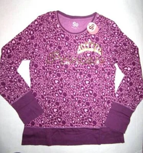 Top PRINCESA So Girls talla grande 12,5 manga larga estampado animal uva nuevo con etiquetas - Imagen 1 de 2