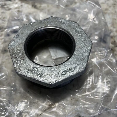 AQUA PLUMB 3" x 2" Galvanized Hex Bushing