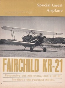 Informe de aeronaves Fairchild KR 21 1/5/2023h - Imagen 1 de 2