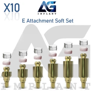 10 gerade E Aufsätze Soft Set Titan Overdenthure Dental Int Hex - Bild 1 von 5