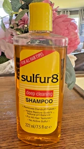 Sulfur 8 Tiefenreinigung Schuppen Shampoo 7,5oz - UNVERSIEGELT - KOSTENLOSER VERSAND - Bild 1 von 3