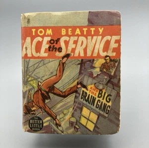 Vintage Whitman Better Little Book Tom Beatty Ace of Service Big Brain Gang 1939 - Picture 1 of 11