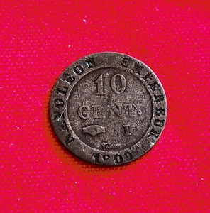 Napoléon 1er Empereur 10 CENT. à l'N couronnée 1809 I LIMOGE ! - Bild 1 von 2