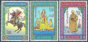 👉  ALGERIA 1966 MINIATURES / COSTUMES/MILITARY SC#362-64 MNH CV$15.75 (A-BX) - Picture 1 of 1