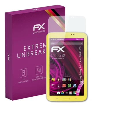 atFoliX Glass Protector for Samsung Galaxy Tab 3 Kids SM-T2105 9H Hybrid-Glass - Image 1 of 4