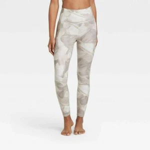 All in Motion Leggings Women's X Small Fresh White XS Contour Waist High-Rise - Picture 1 of 8
