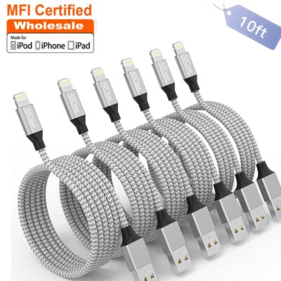 Genuine MFI Certified USB Cable Data Fast Charger For iPhone 14 13 12 11 Pro Max - Image 1 of 4