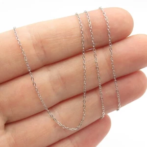 925 Sterling Silber Italien Rolo Kette Halskette 20" - Bild 1 von 7