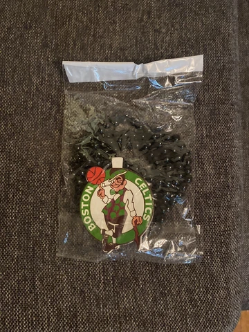 Boston Celtics Necklace Black Beads Souvenir Cover