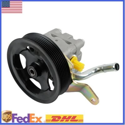 Power Steering Pump w/ Pulley for Infiniti G37 EX35 Q50 Q60 Q70 G35 3.5 3.7L Foto 1 de 4