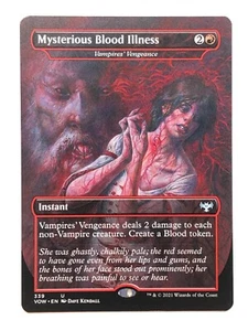 Magic The Gathering Innistrad: Crimson Vow Mysterious Blood Illness - Vampires' Vengeance 339 - Imagen 1 de 1