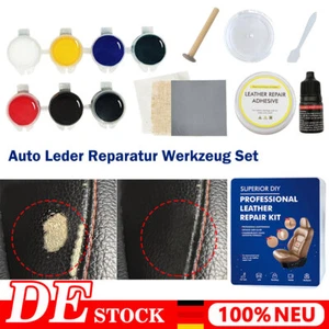 7 Farben Lederreparatur Creme Leder Reparatur Set für Autositze Sofa Kratzer - Bild 1 von 17