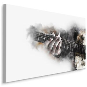 Gitarre Kunst Bild Kunst Modern Design Leinwand Wandbild XXL 100 cm*65 cm 688