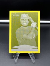 2007 Bowman Heritage Prospect Christopher Nowak #BHP79 1/1 Yellow PRINTING PLATE