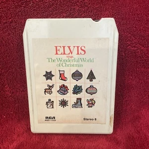 8 Track Tape Elvis Presley Sings The Wonderful World Of Christmas - Imagen 1 de 4